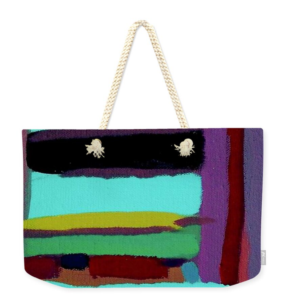 Weekender Tote Bag | View from the Window | Gretchen Langner Art