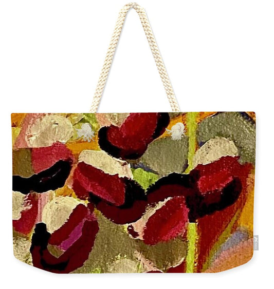 Abstract Floral - Weekender Tote Bag