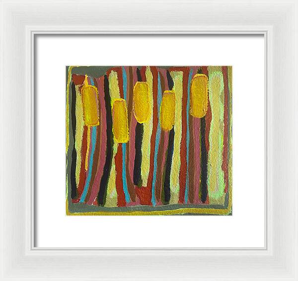 Framed Print | Cat Tails | Gretchen Langner Art