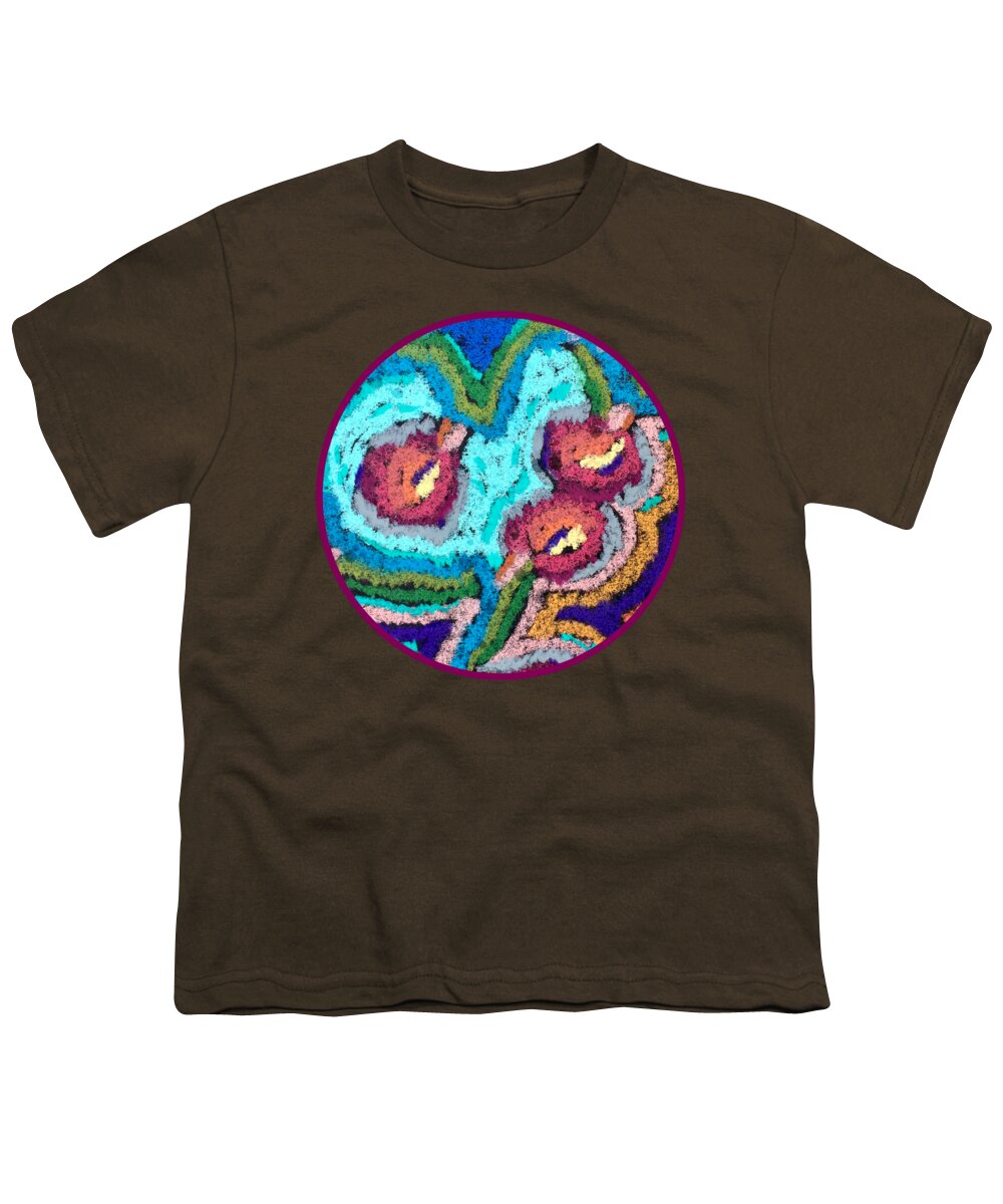 Chenille Posies - Circle - Youth T-Shirt