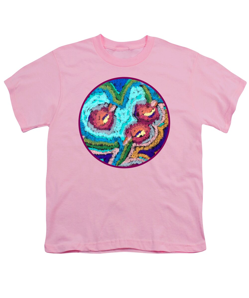 Chenille Posies - Circle - Youth T-Shirt