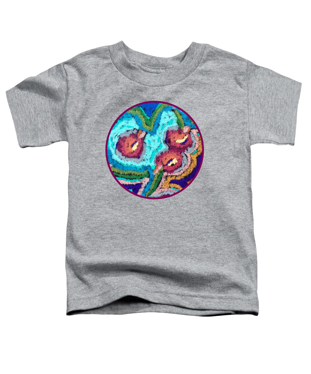 Chenille Posies - Circle - Toddler T-Shirt