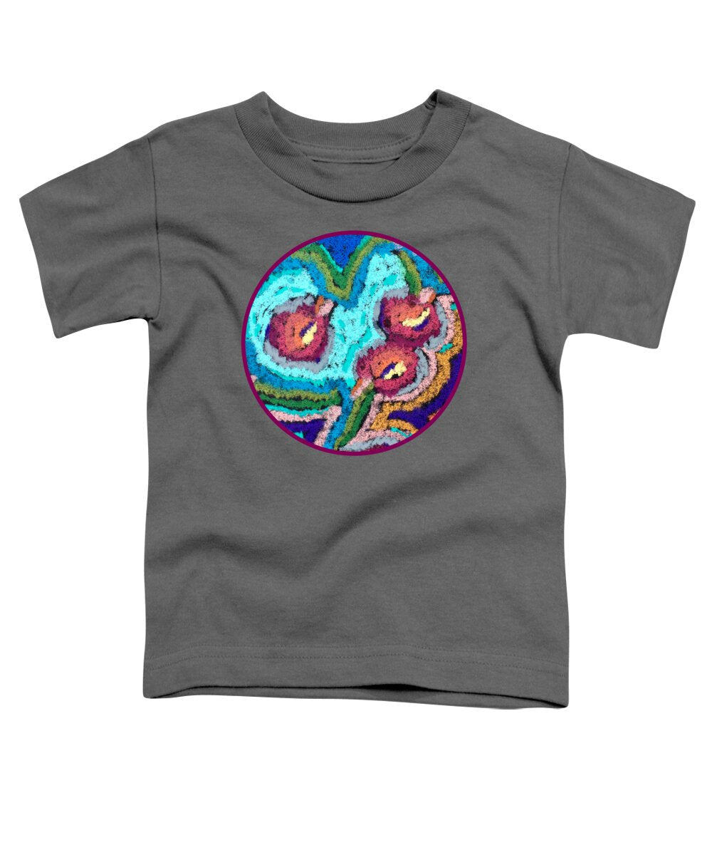Chenille Posies - Circle - Toddler T-Shirt
