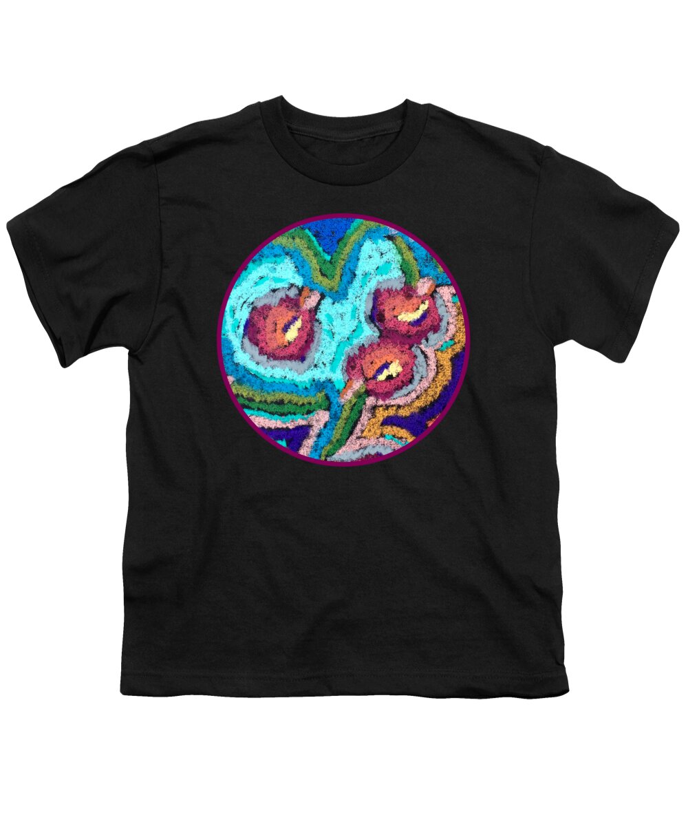 Chenille Posies - Circle - Youth T-Shirt