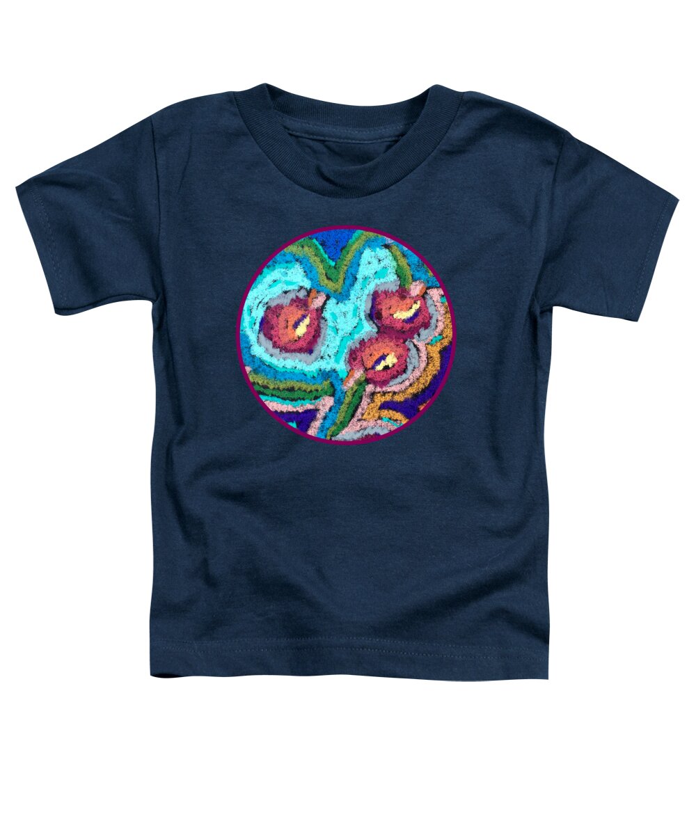 Chenille Posies - Circle - Toddler T-Shirt