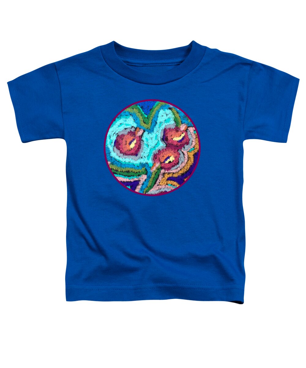 Chenille Posies - Circle - Toddler T-Shirt