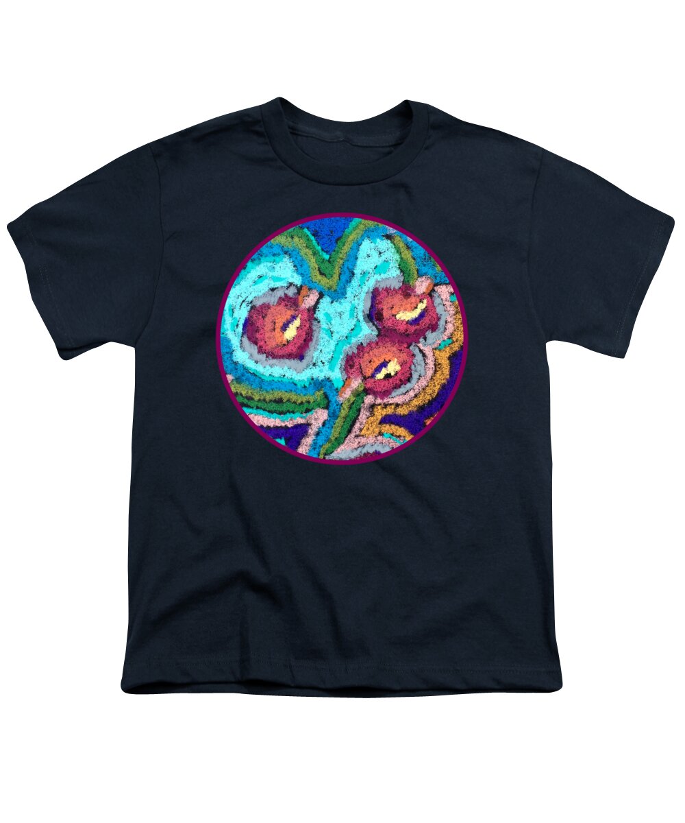 Chenille Posies - Circle - Youth T-Shirt
