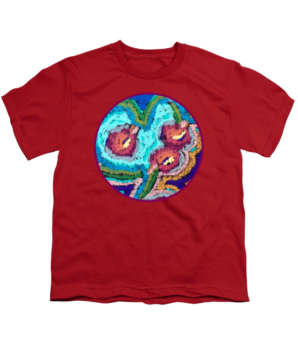 Chenille Posies - Circle - Youth T-Shirt