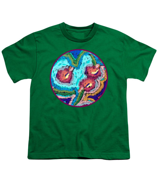 Chenille Posies - Circle - Youth T-Shirt