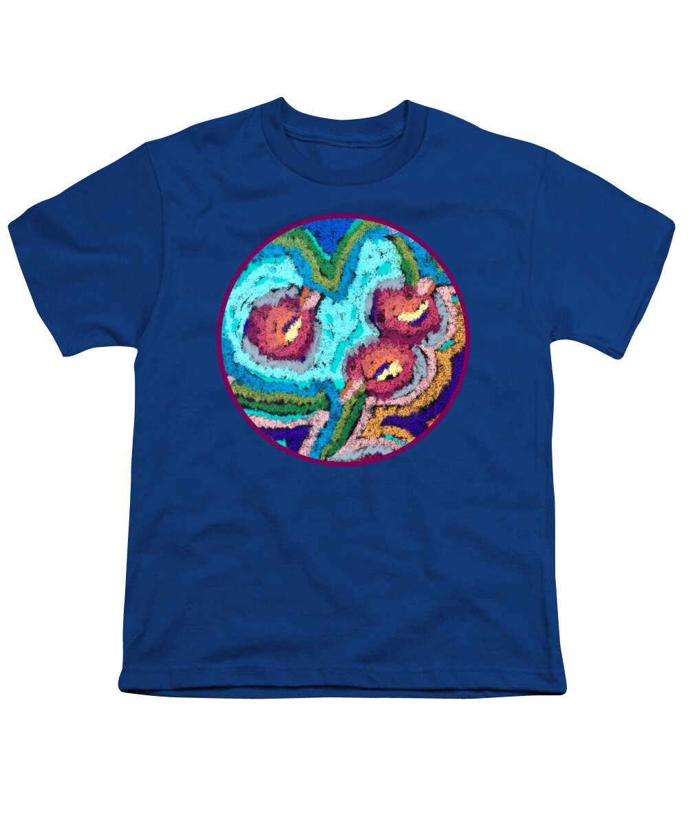 Chenille Posies - Circle - Youth T-Shirt