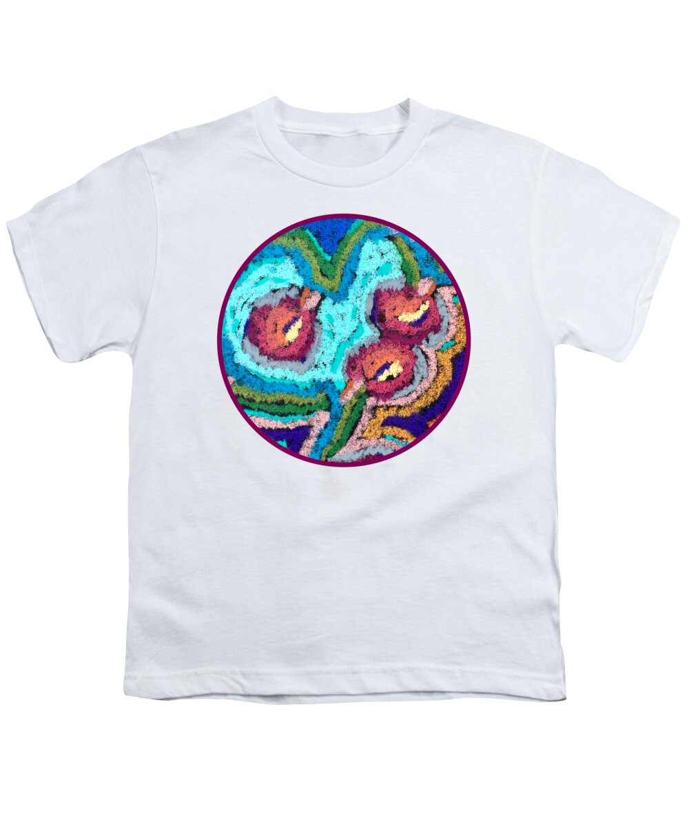 Chenille Posies - Circle - Youth T-Shirt
