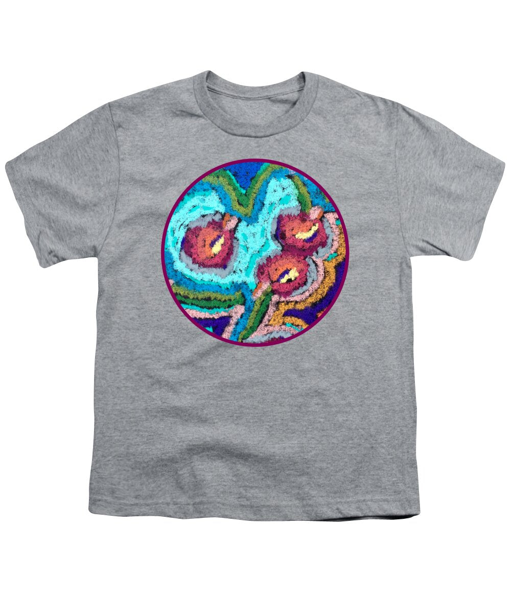 Chenille Posies - Circle - Youth T-Shirt