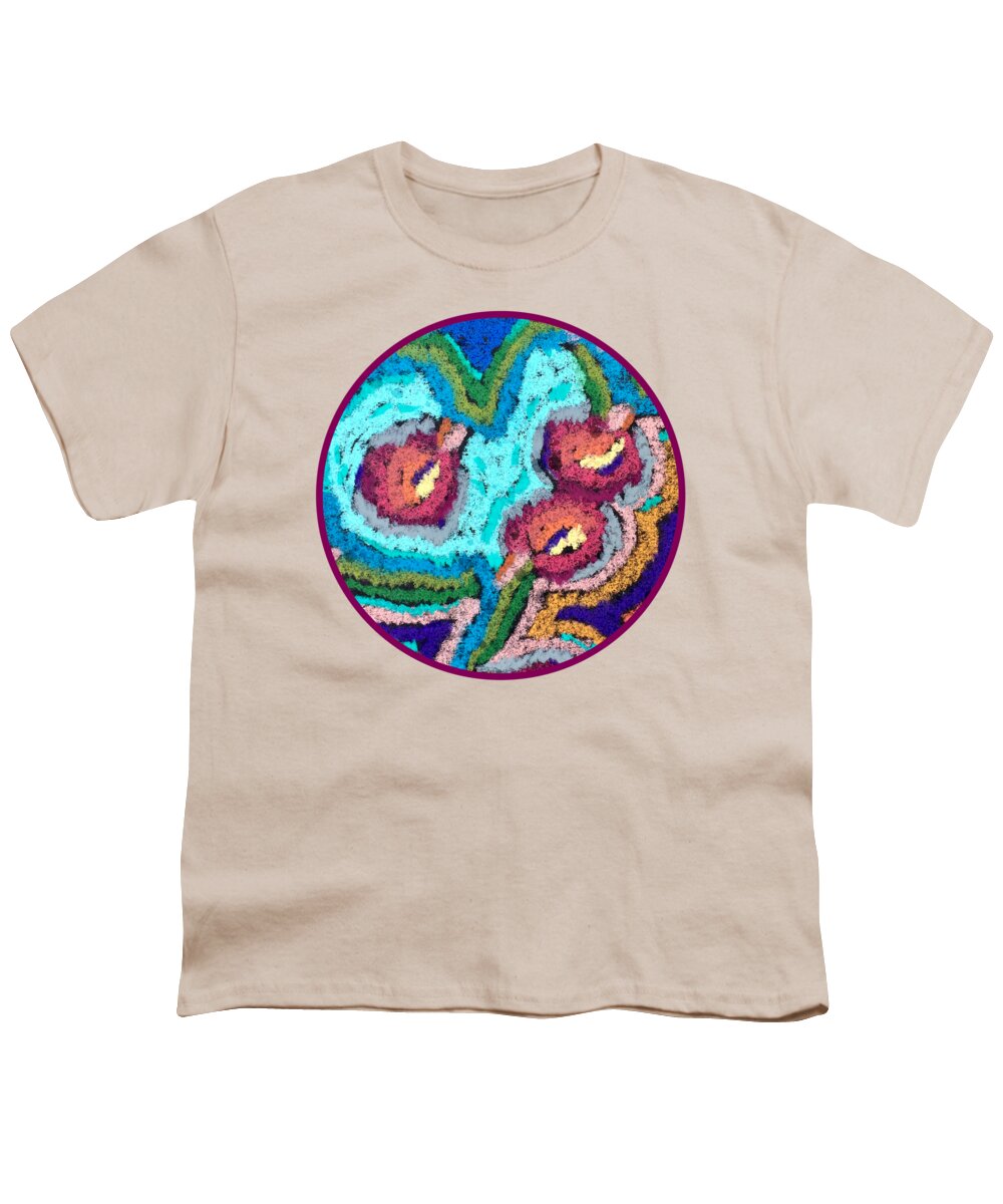 Chenille Posies - Circle - Youth T-Shirt