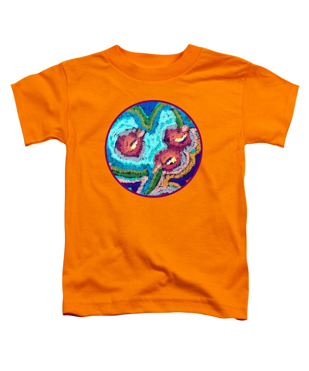 Chenille Posies - Circle - Toddler T-Shirt