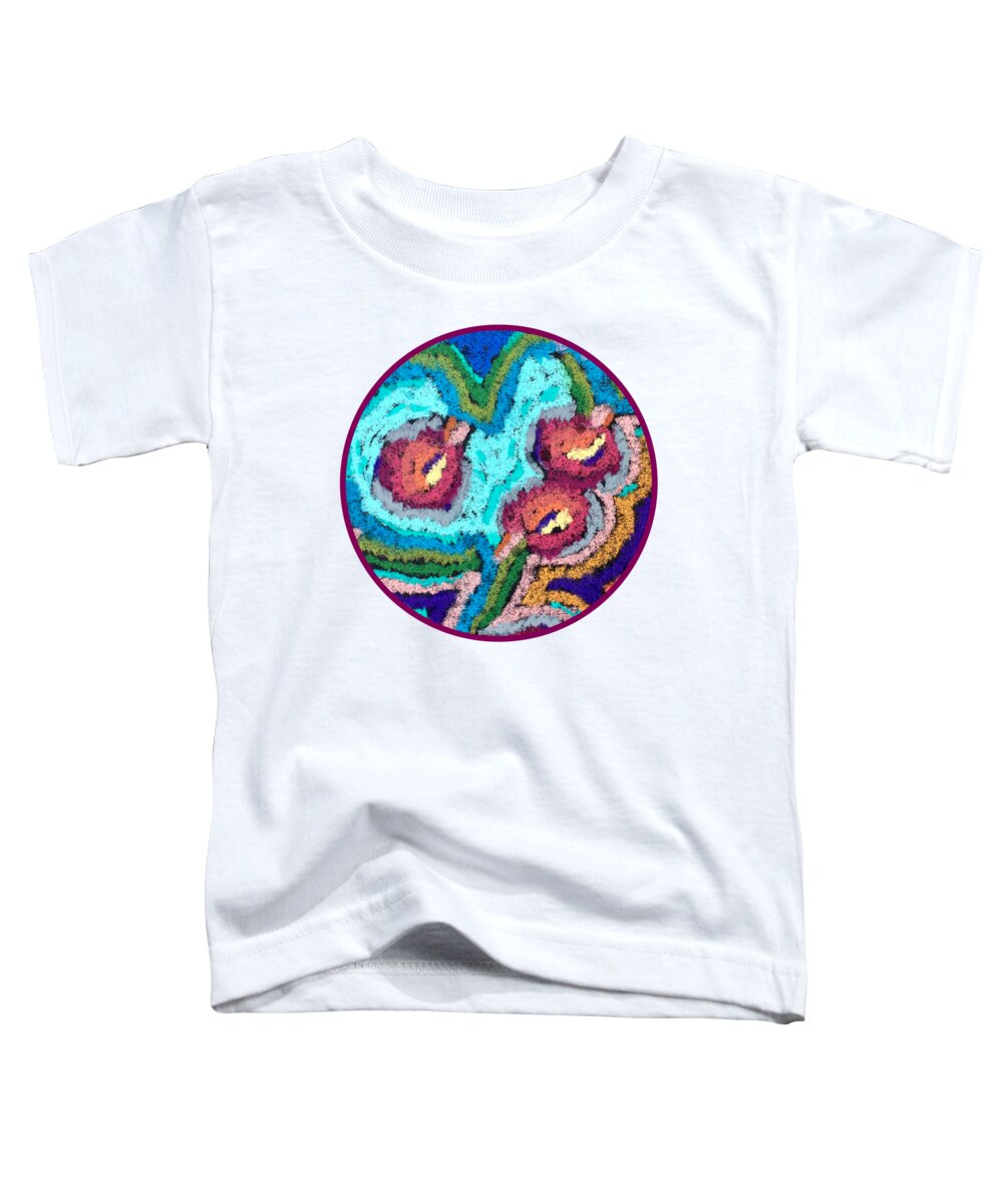 Chenille Posies - Circle - Toddler T-Shirt
