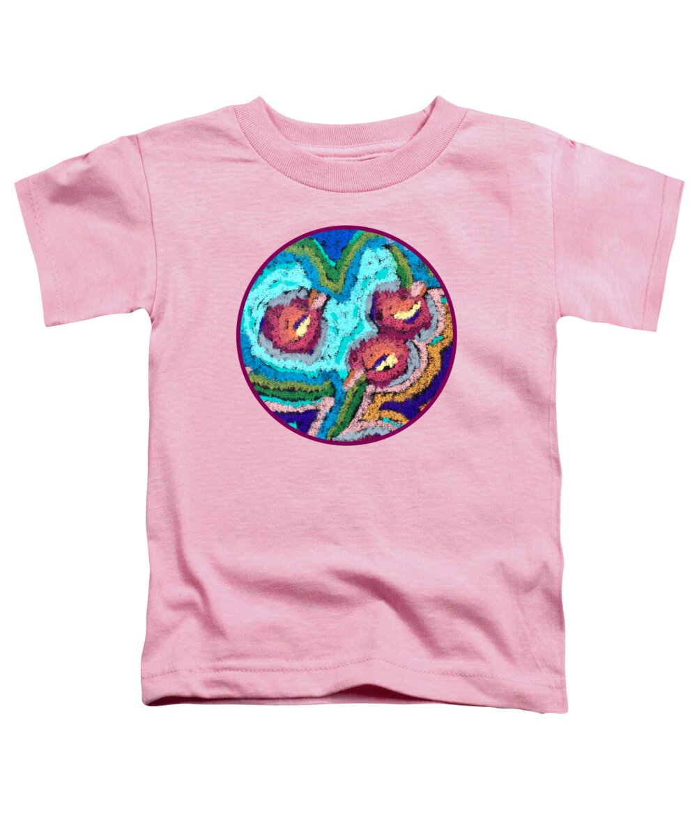 Chenille Posies - Circle - Toddler T-Shirt