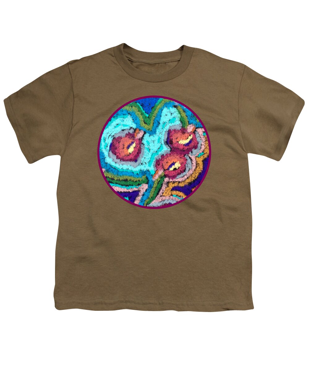 Chenille Posies - Circle - Youth T-Shirt