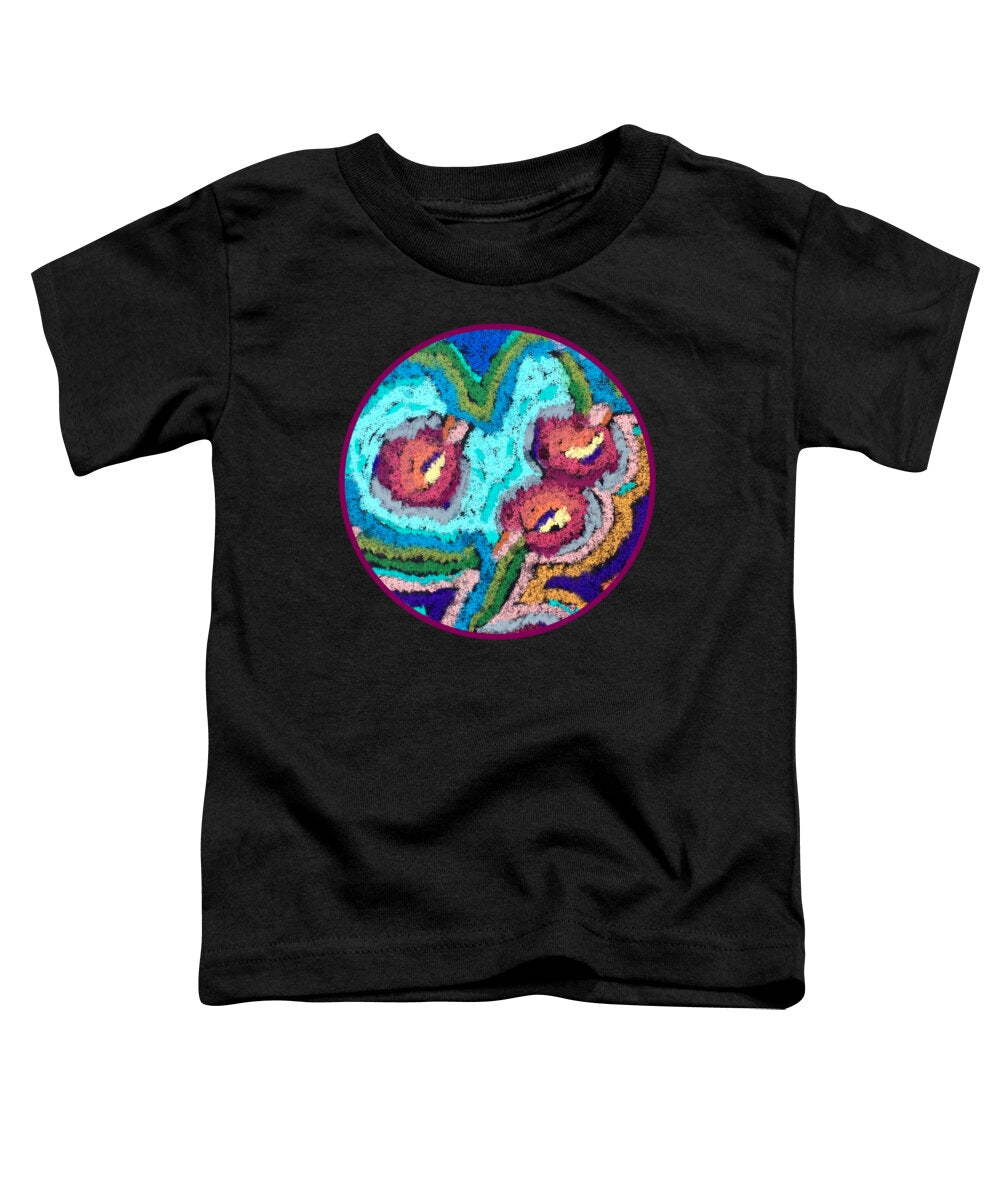 Chenille Posies - Circle - Toddler T-Shirt