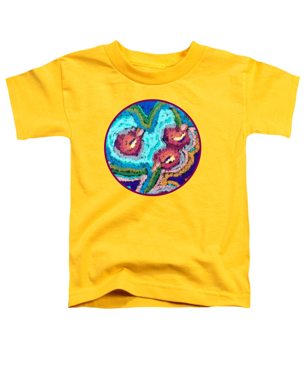 Chenille Posies - Circle - Toddler T-Shirt