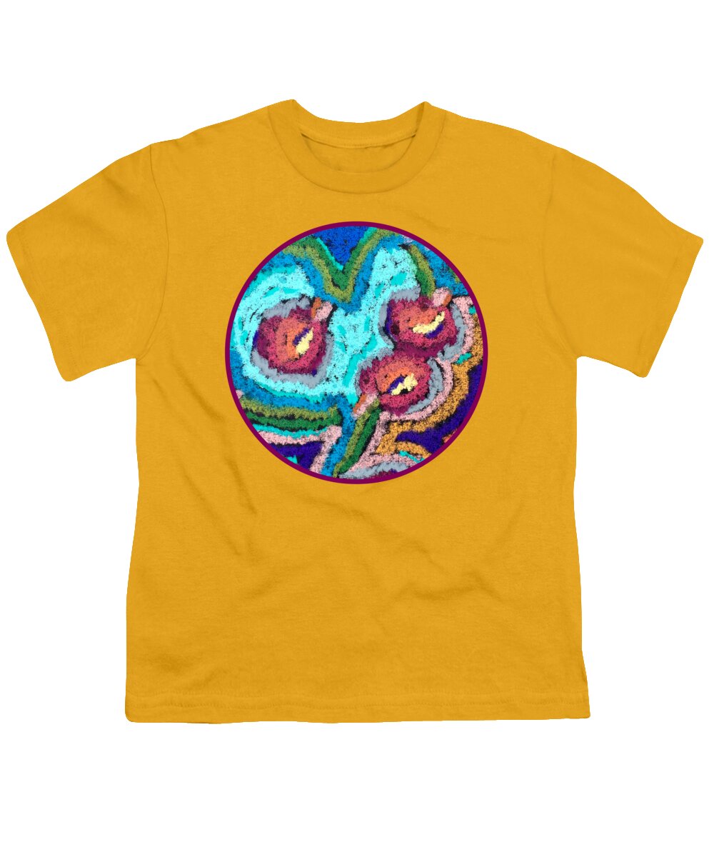 Chenille Posies - Circle - Youth T-Shirt