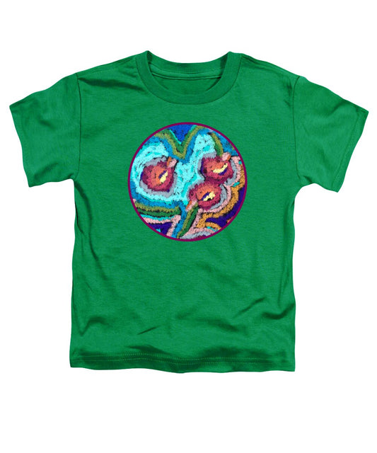 Chenille Posies - Circle - Toddler T-Shirt
