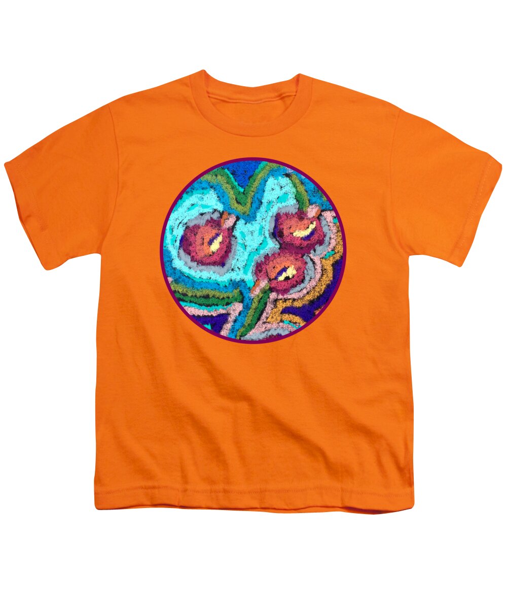 Chenille Posies - Circle - Youth T-Shirt