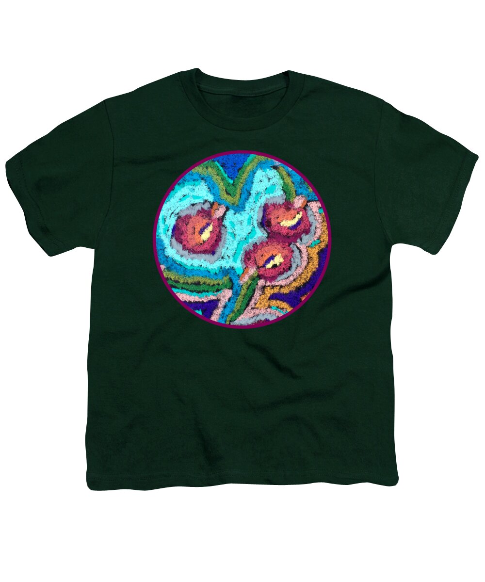 Chenille Posies - Circle - Youth T-Shirt