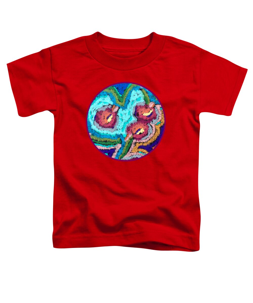 Chenille Posies - Circle - Toddler T-Shirt