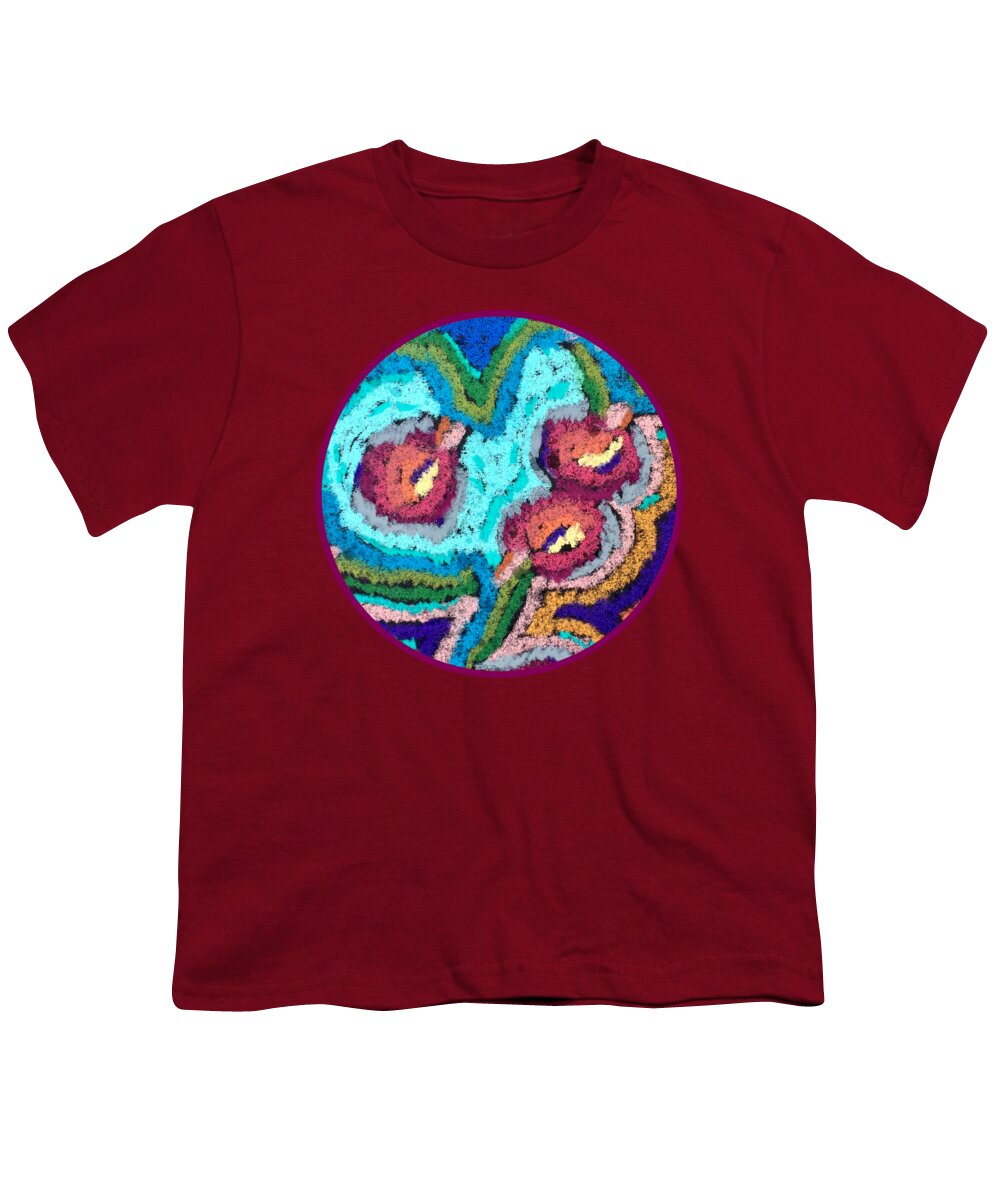 Chenille Posies - Circle - Youth T-Shirt