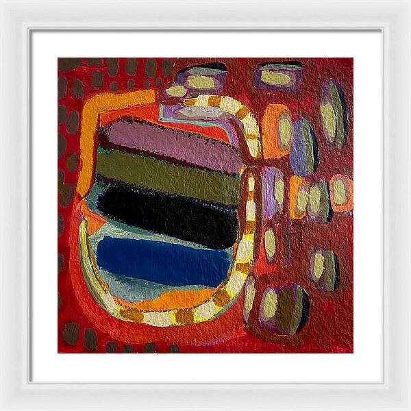 Framed Print | Decorative Flask | Gretchen Langner Art