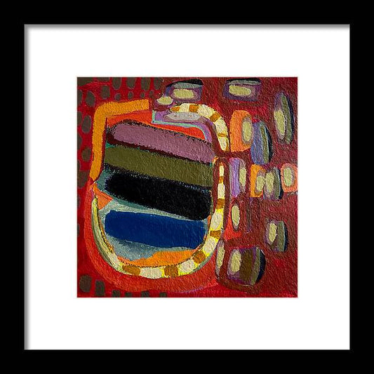 Framed Print | Decorative Flask | Gretchen Langner Art