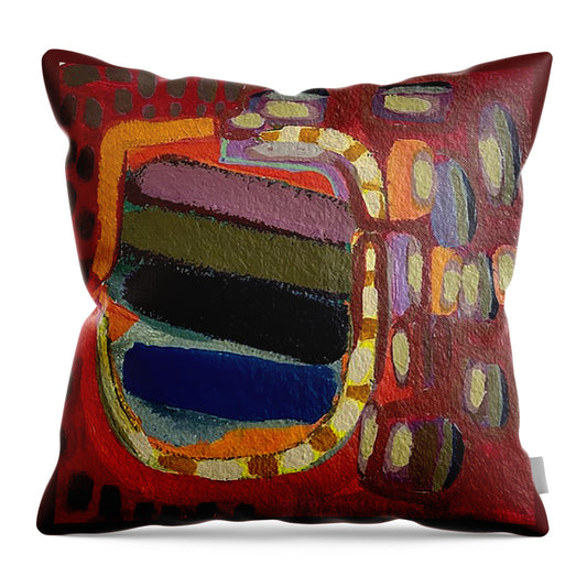Decorative Flask - Throw Pillow | Gretchen Langner Art