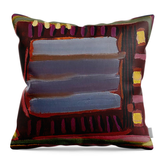 Media Screen - Throw Pillow | Gretchen Langner Art
