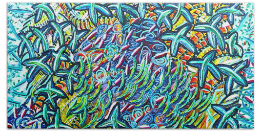Nest - Beach Towel | Gretchen Langner Art