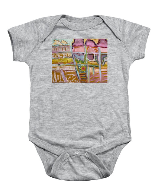 Sitting and Ice Cream - Baby Onesie | Gretchen Langner Art