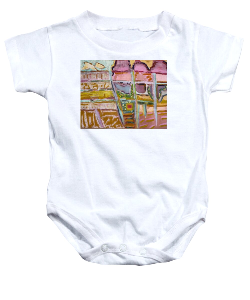 Sitting and Ice Cream - Baby Onesie | Gretchen Langner Art