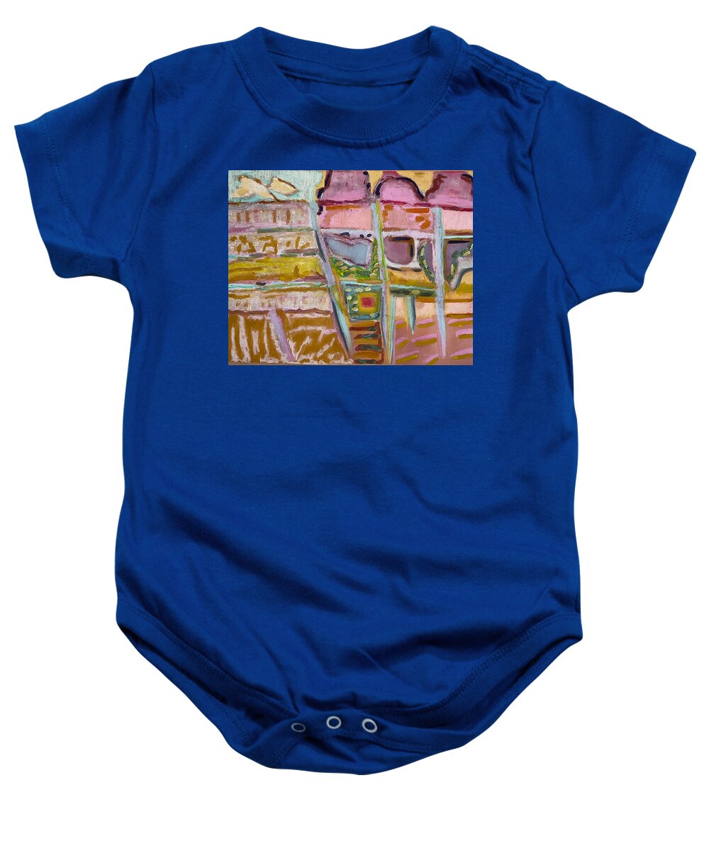 Sitting and Ice Cream - Baby Onesie | Gretchen Langner Art