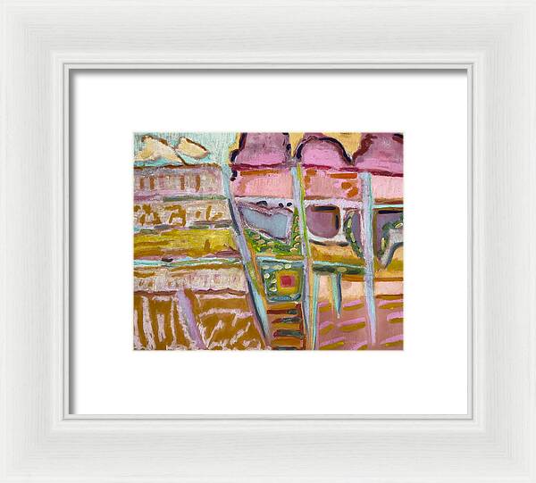 Framed Print | Sitting and Ice Cream | Gretchen Langner Art