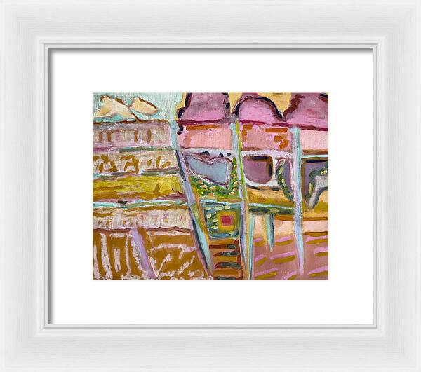 Framed Print | Sitting and Ice Cream | Gretchen Langner Art
