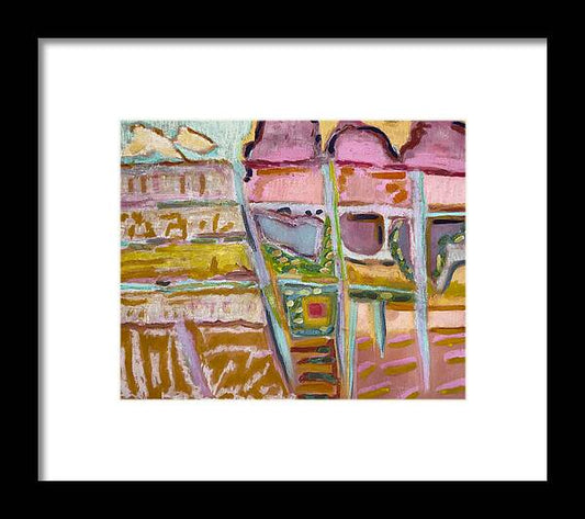 Framed Print | Sitting and Ice Cream | Gretchen Langner Art