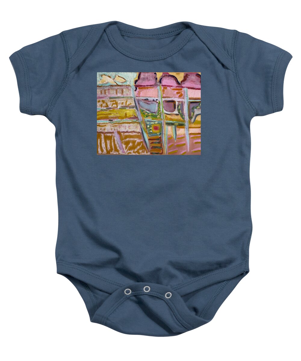 Sitting and Ice Cream - Baby Onesie | Gretchen Langner Art