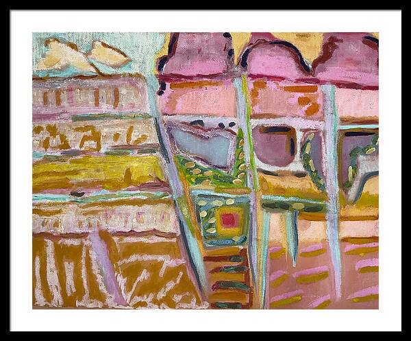 Framed Print | Sitting and Ice Cream | Gretchen Langner Art