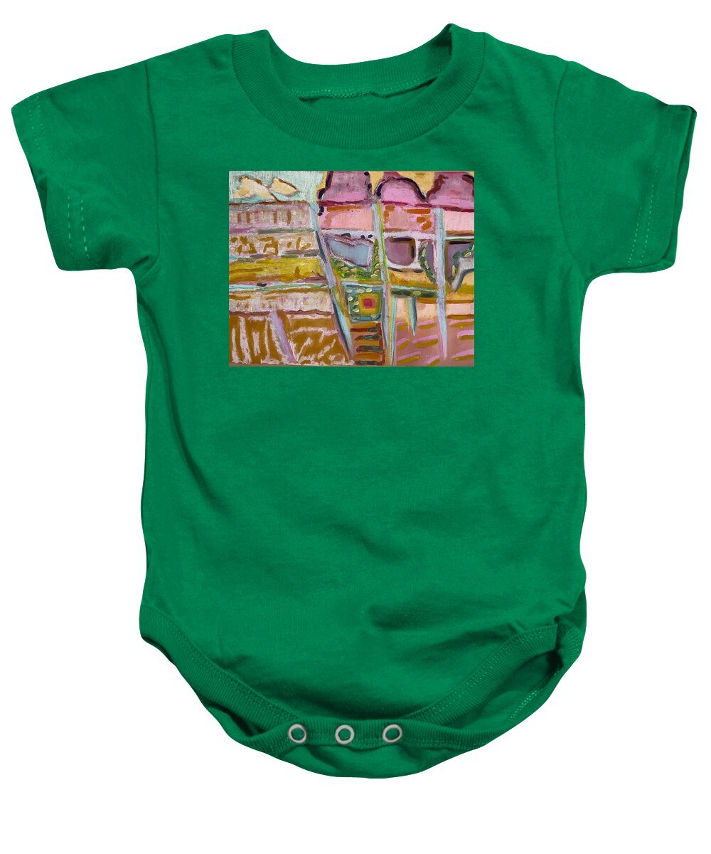 Sitting and Ice Cream - Baby Onesie | Gretchen Langner Art