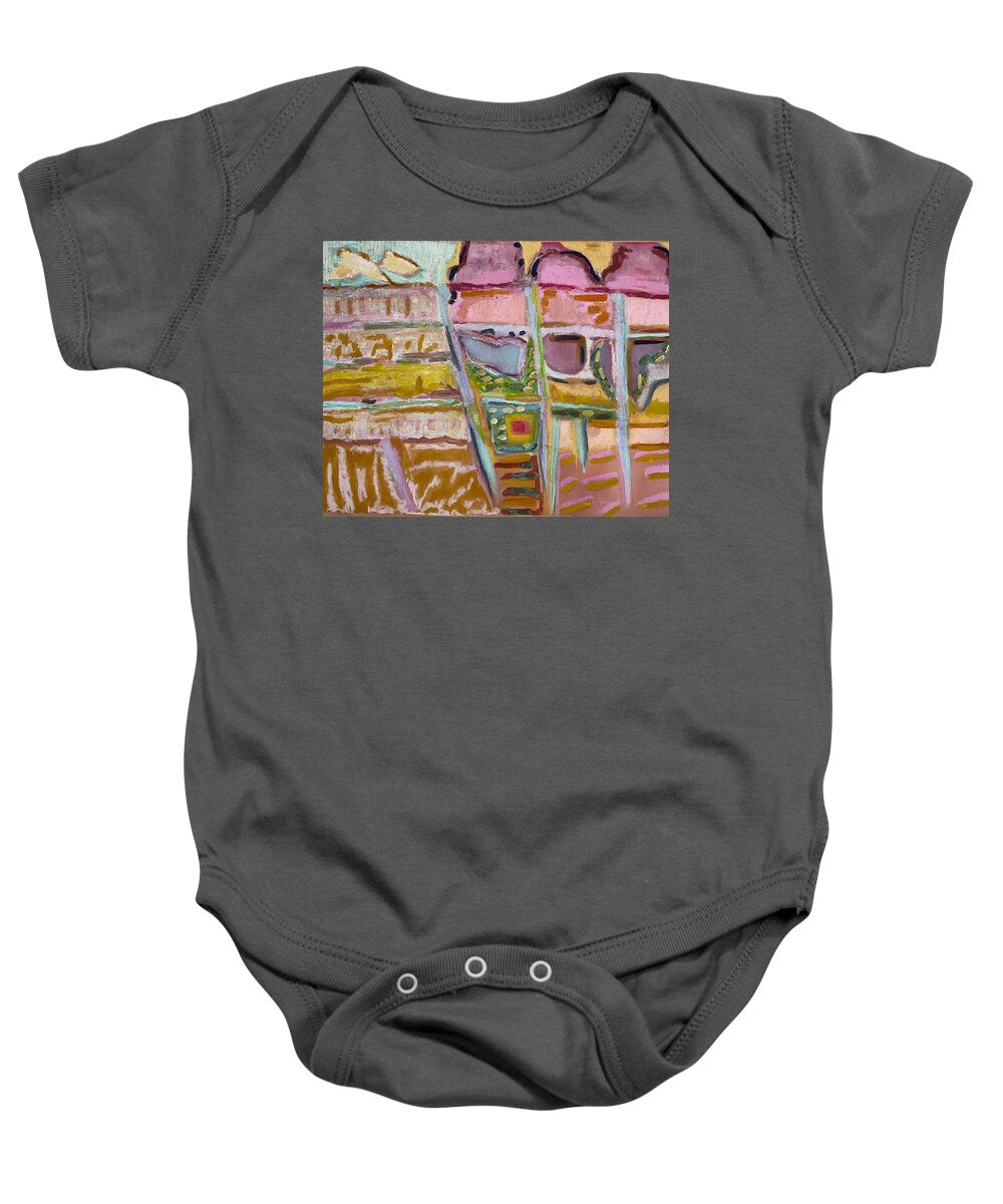 Sitting and Ice Cream - Baby Onesie | Gretchen Langner Art