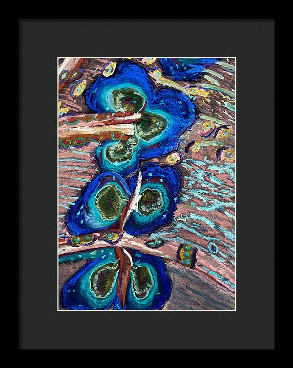 Framed Print | Tributaries and Flow | Gretchen Langner Art