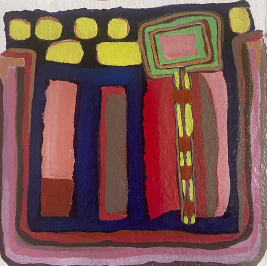 Art Print | Urban Tech Field | Gretchen Langner Art