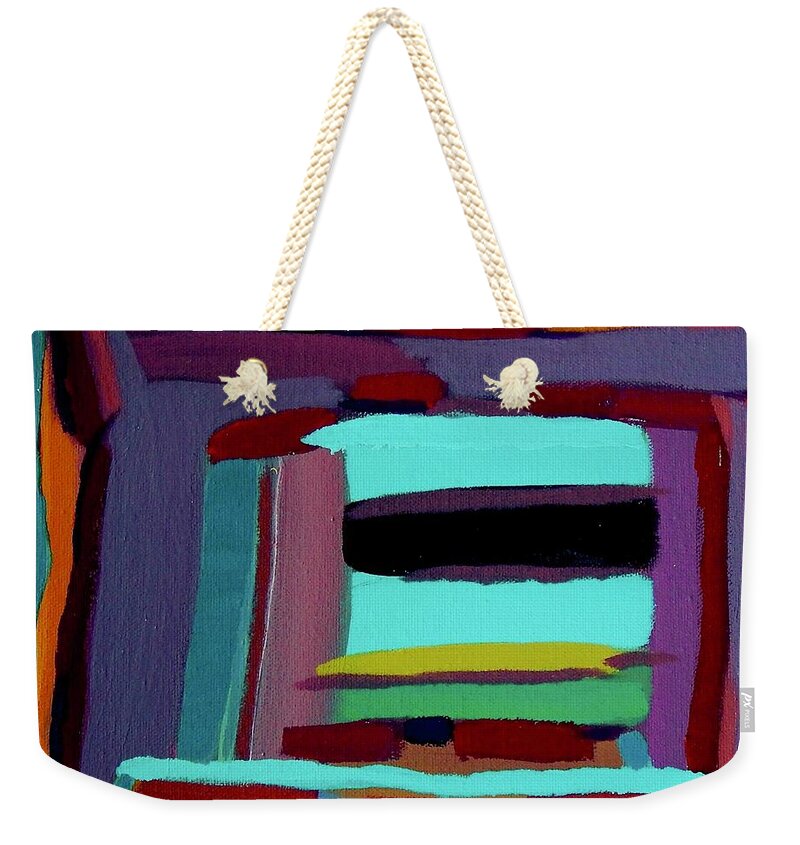 Weekender Tote Bag | View from the Window | Gretchen Langner Art