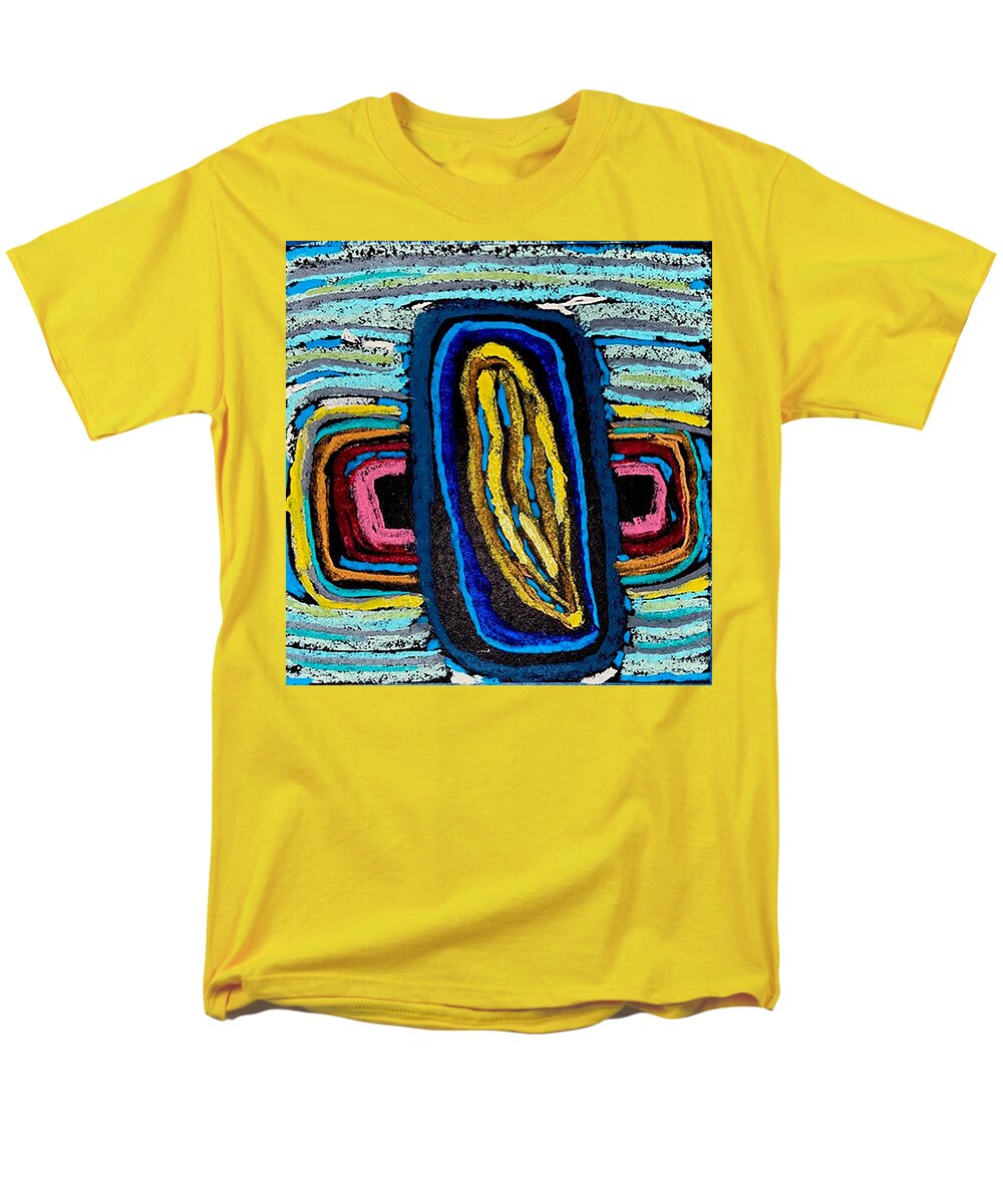 Yellow Seed #1 - Men's T-Shirt  (Regular Fit) | Gretchen Langner Art